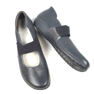 Naot Koa Black Leather Mary Jane Flat